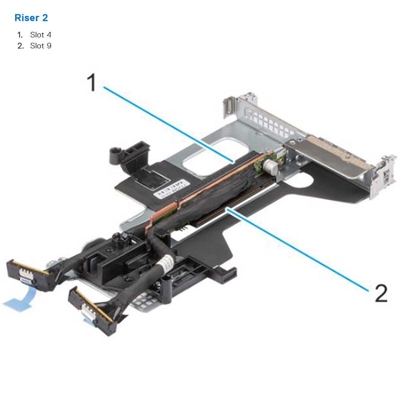 Dell PowerEdge R960 Riser Config3. 2 x16 LP + 2 x16 FH + 4 x16 DW