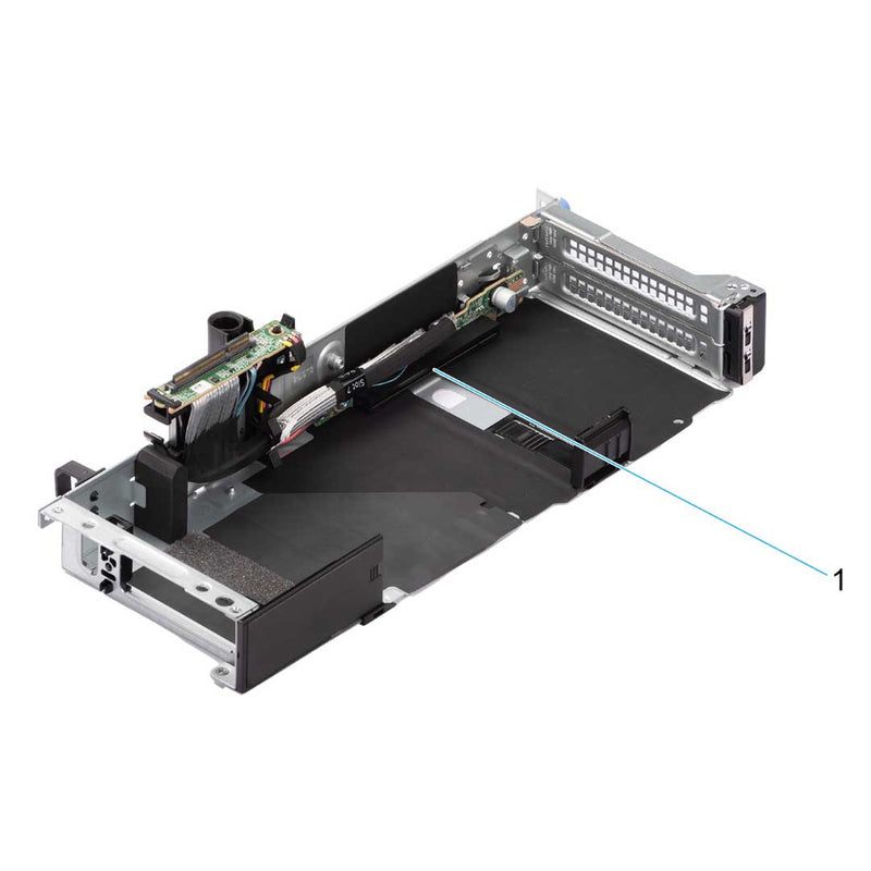 Dell PowerEdge R7615 Riser Config 3-2 R1t + R2t + R3b + R4p (FL)