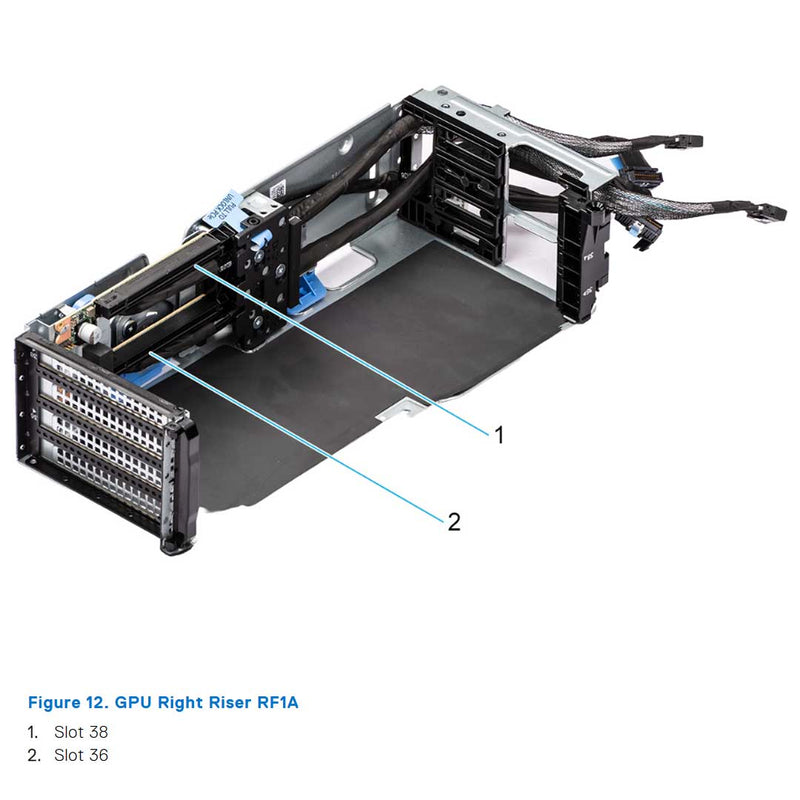 Dell PowerEdge R760XA Config 0-1. With GPU bridge