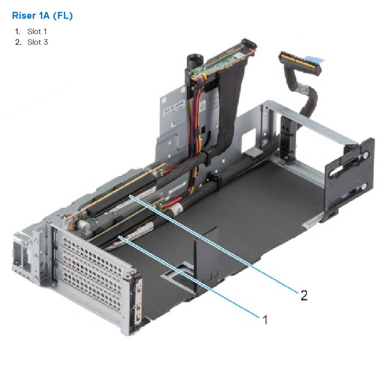 Dell PowerEdge R960 Riser Config3. 2 x16 LP + 2 x16 FH + 4 x16 DW