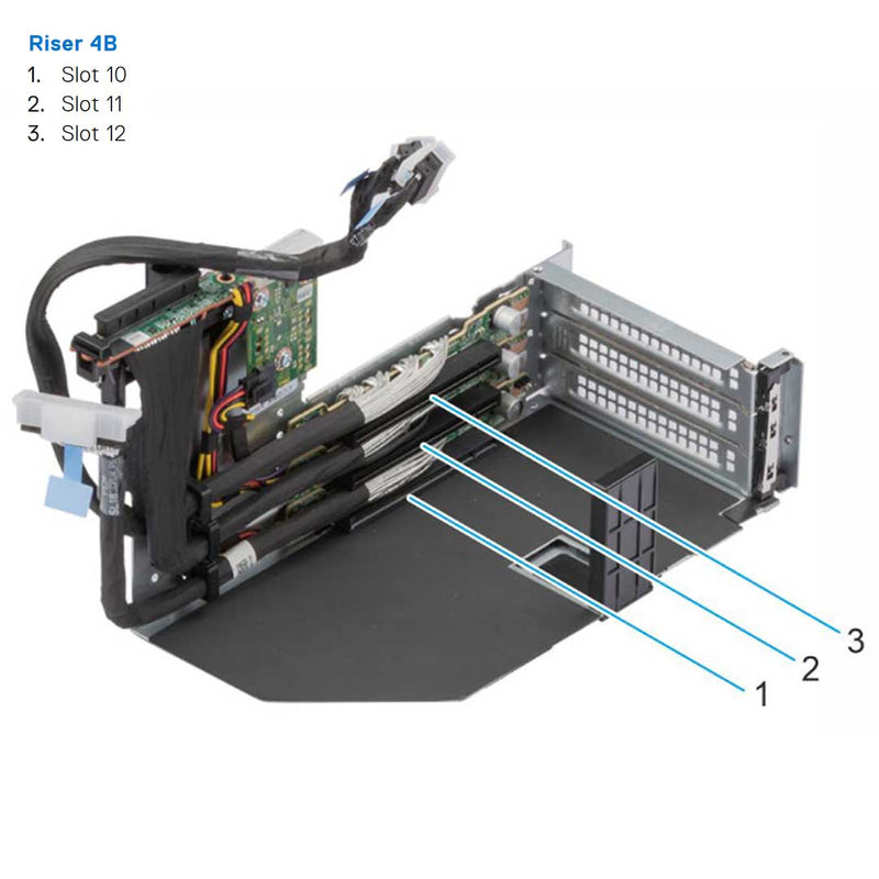 Dell PowerEdge R960 Riser Config2. 2 x16 LP + 10 x16 FH