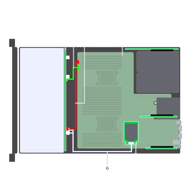 Dell Mini Mono 14" PERC SAS Cable | 1RRJP