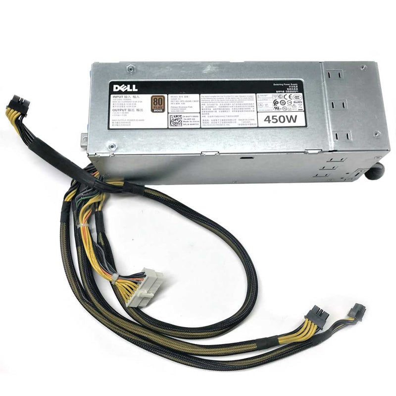 Dell 450W Square cabled Power Supply | HXF7Y
