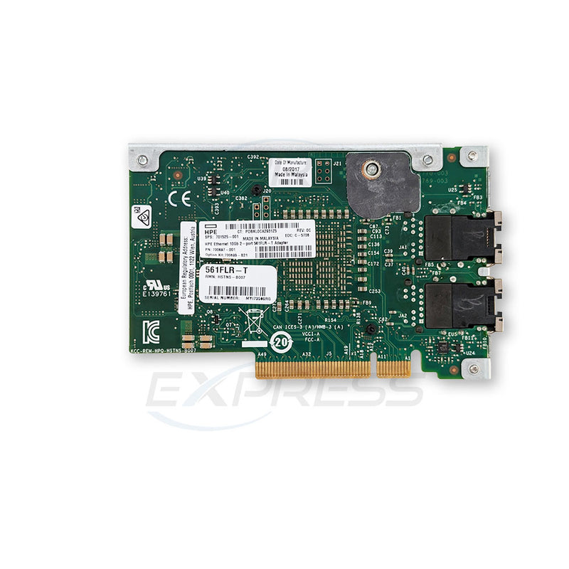 701525-001 - 561FLR-T Dual Port 10GbE RJ45 FlexibleLOM Adapter | Refurbished HPE