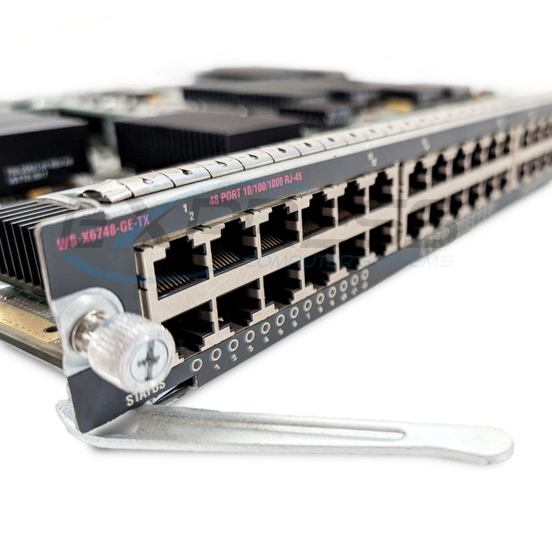 Cisco Catalyst 6500 48 Port 10/100/1000Gbps RJ-45 Ethernet Switch | WS-X6748-GE-TX-3CXL