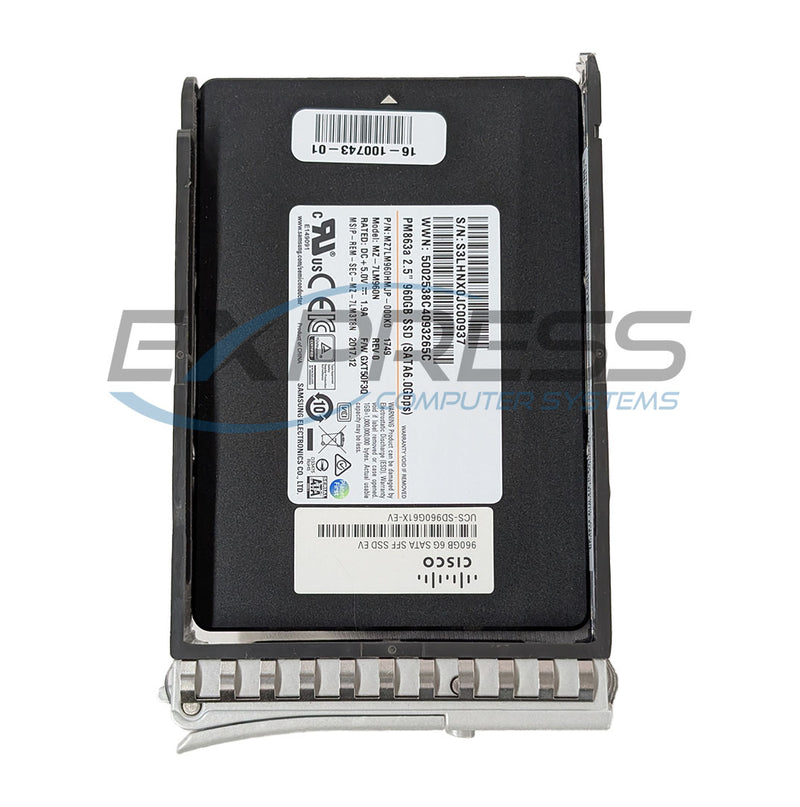 Cisco Enterprise Value 2.5" 960GB SAS 6Gbps SSD | UCS-SD960G61X-EV