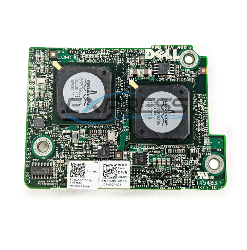 Dell Broadcom 5709s Quad Port 1GB NIC Adapter | 06JRC