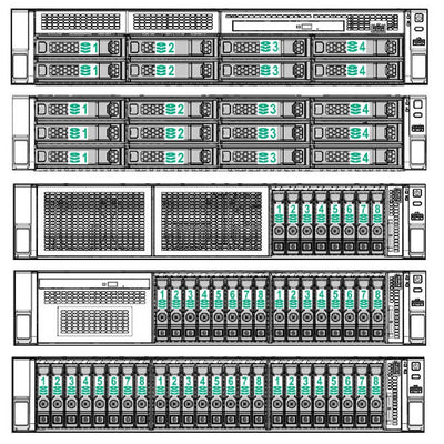 HPE ProLiant DL180 (G10) 4208 2.1GHz 8 Core 1P 16GB-R P816i-A 12LFF 500W PS Server | P37151-B21