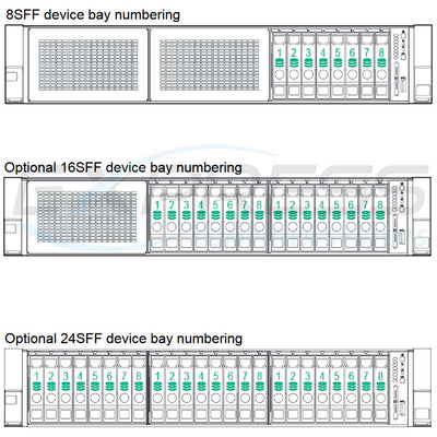 HPE ProLiant DL380 (G9) E5-2620V4 1P 16GB-R P440AR 8SFF 500W PS Base Server | 826682-B21