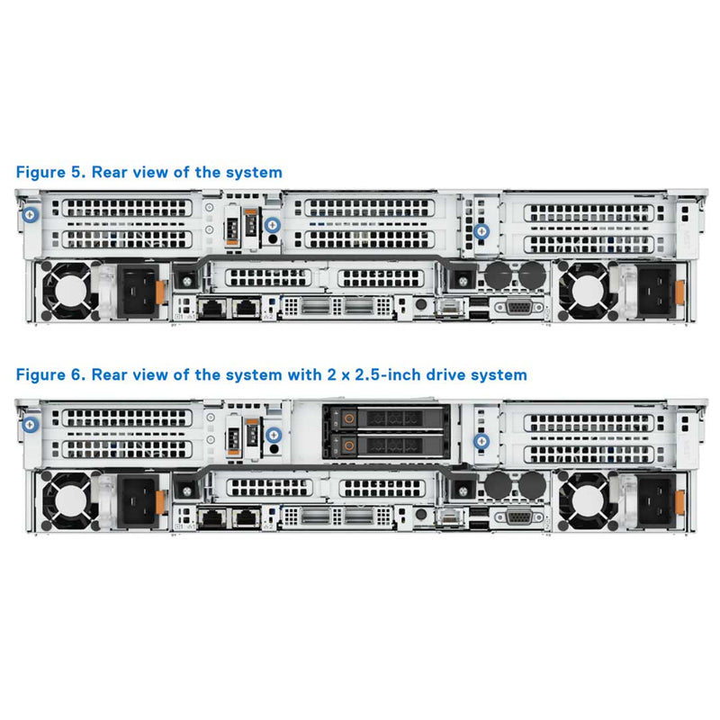 Dell PowerEdge R860 Rack Server Chassis (8x 2.5" NVMe)