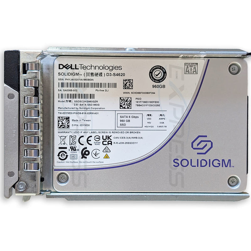 DYMD0 - Dell 2.5" 960GB SATA 6Gbps MU SSD