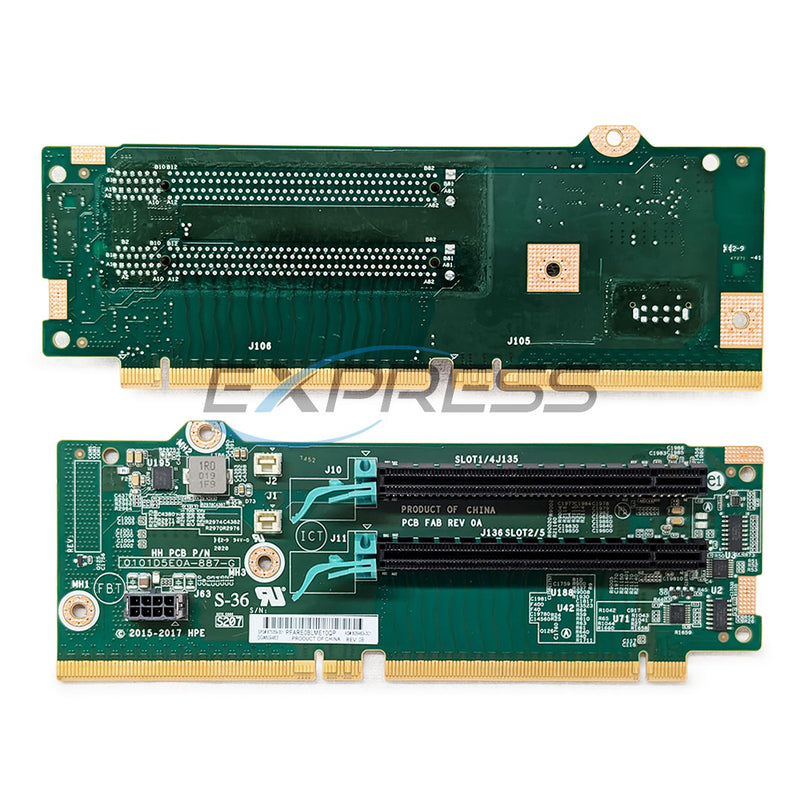 HPE ProLiant Dl380 (G10) 2 x16 PCI-e Riser | 875059-001