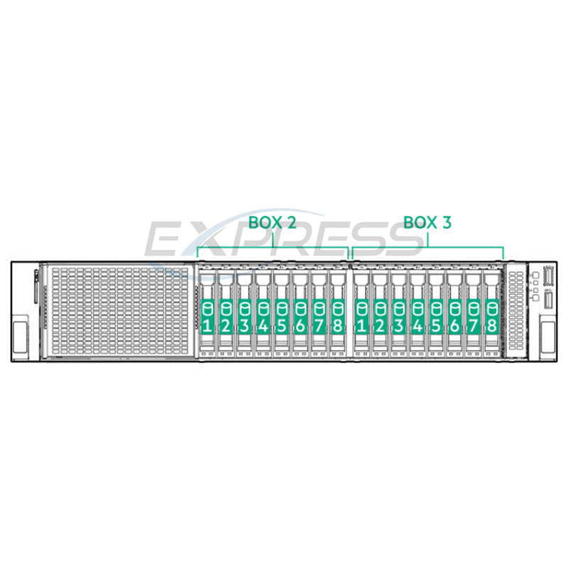 HPE DL345 G11 Backplane Options 8SFF