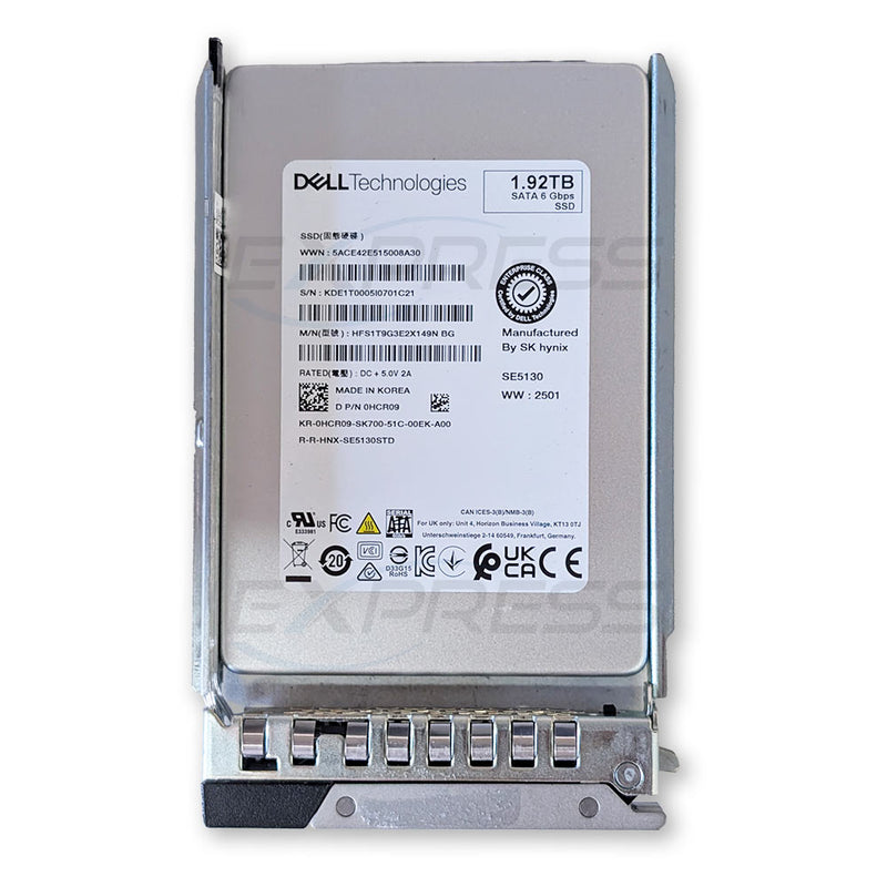 HCR09 - Dell 2.5" 1.92TB SATA 6Gbps MU SSD