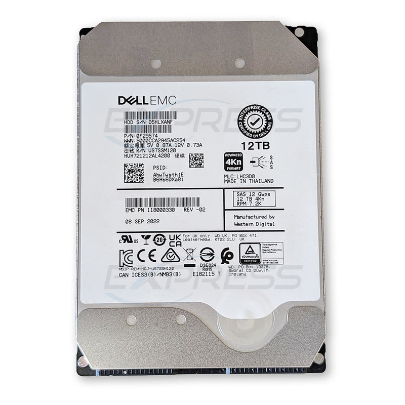 HUH721212AL4200 - WD 3.5" 12TB 7.2K SAS 12Gbps HDD (Ultrastar DC HC520)