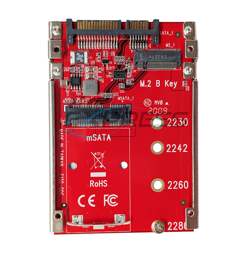 MSATA & M.2 Convert to 2.5" SATA Adapter Module | ISAT-M2MS
