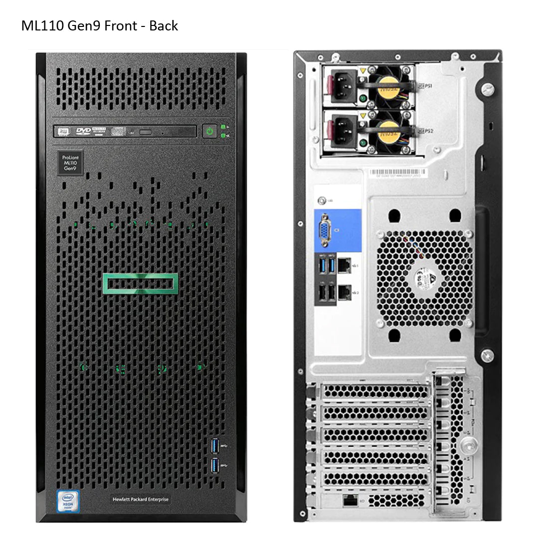 HPE ProLiant ML110 (G9) E5-2620V4 8GB-R B140i 4LFF 350W PS Base Server | 838503-B21