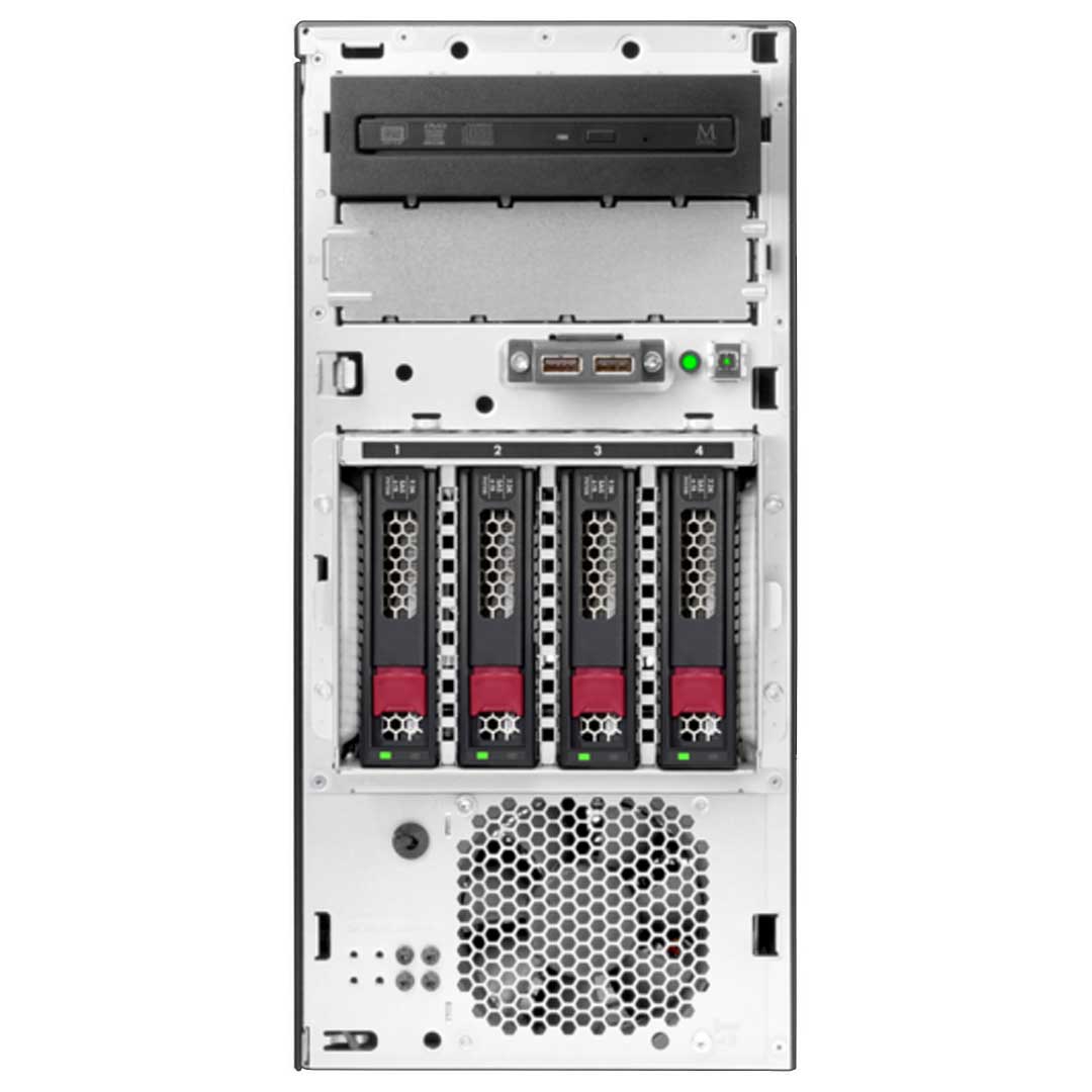 HPE ProLiant ML30 (G9) E3-1230V6 1P 8GB-U B140i 4LFF SATA 460W RPS Performance Server | P03706-XXX