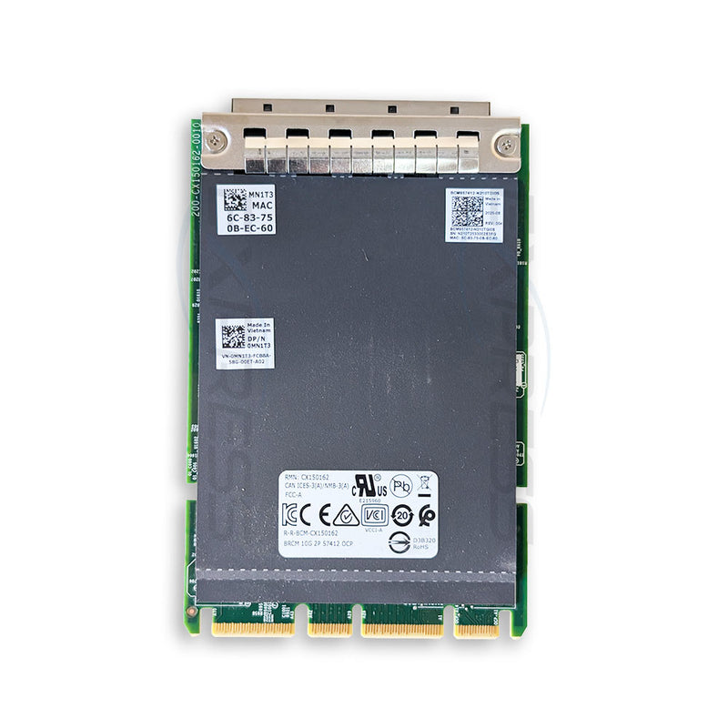 MN1T3 - Dell Broadcom 57412 Dual Port 10GbE BASE-T RJ45 OCP 3.0 NIC