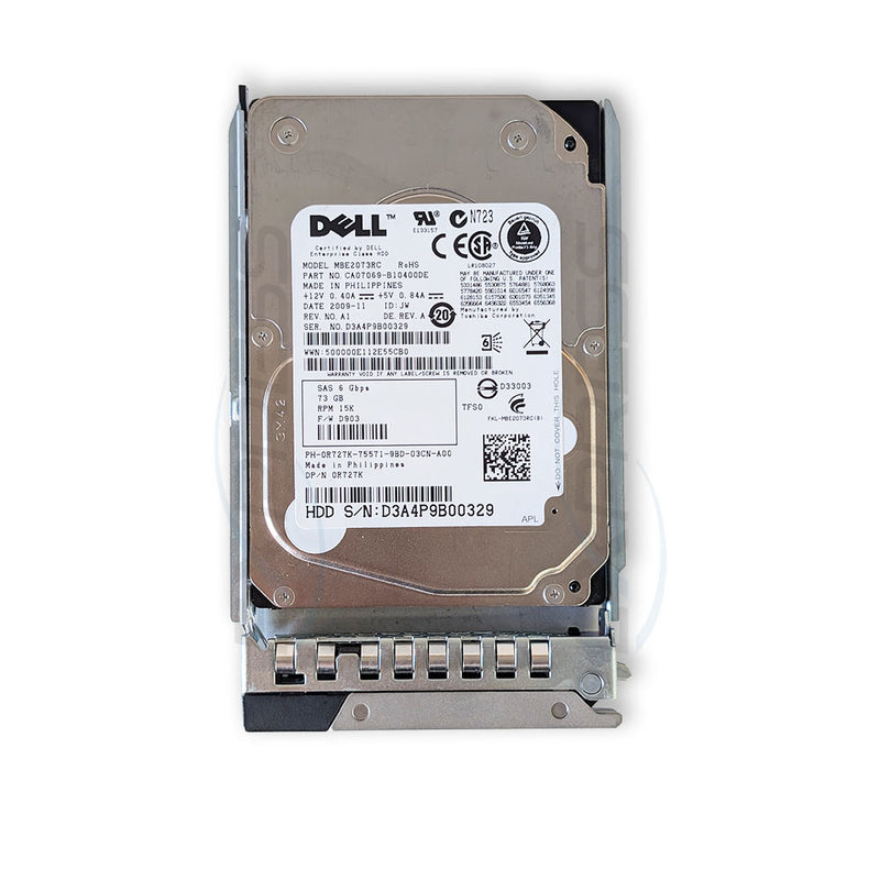 R727K - 2.5" 73GB 15K SAS 6Gbps HDD | Dell PowerEdge