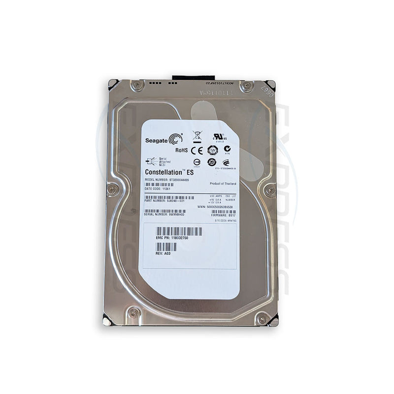 ST32000444SS - Seagate 3.5" 2TB 7.2K SAS 6Gbps HDD (Constellation ES)