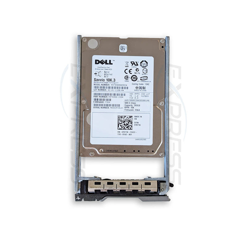 T871K - Dell 2.5" 300GB 10K SAS 6Gbps HDD