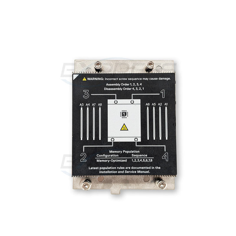 VN0MJ - Dell PowerEdge C6525 CPU1 92mm Standard Heatsink
