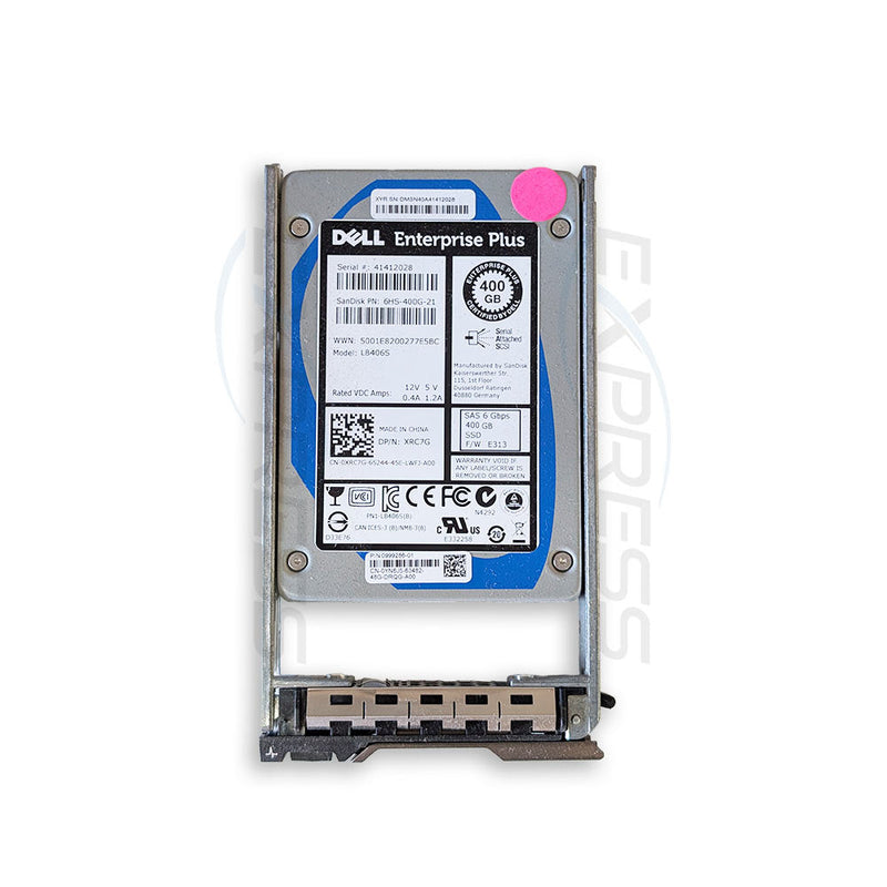 XRC7G - Dell 2.5" 400GB SAS 6Gbps WI SLC SSD
