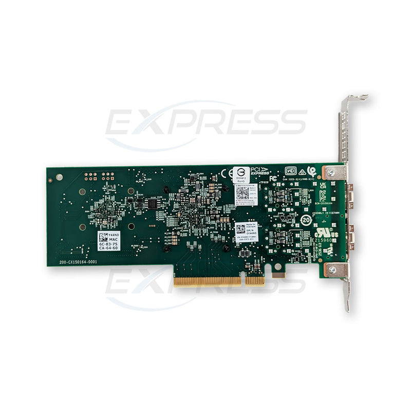 Y44ND - Dell Broadcom 57414 Dual Port 25GbE SFP28 Full Height PCIe Adapter