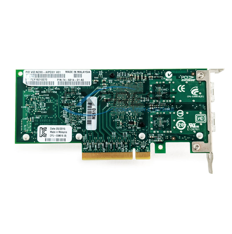 Cisco Intel X520 Dual Port 10Gb SFP+ CNA Adapter | N2XX-AIPCI01