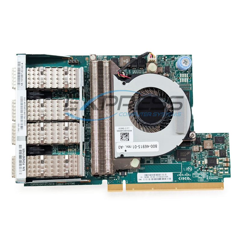 Cisco VIC 1457 Quad Port 10/25G SFP28 mLOM Adapter | UCSC-MLOM-C25Q-04