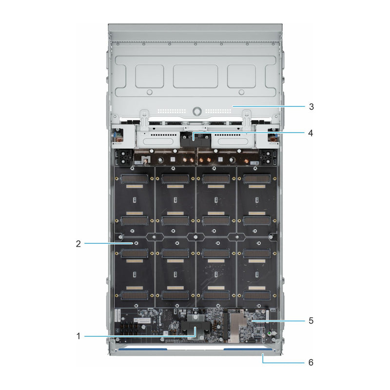 Dell PowerEdge XE9785 AMD Instinct MI355X GPU sled