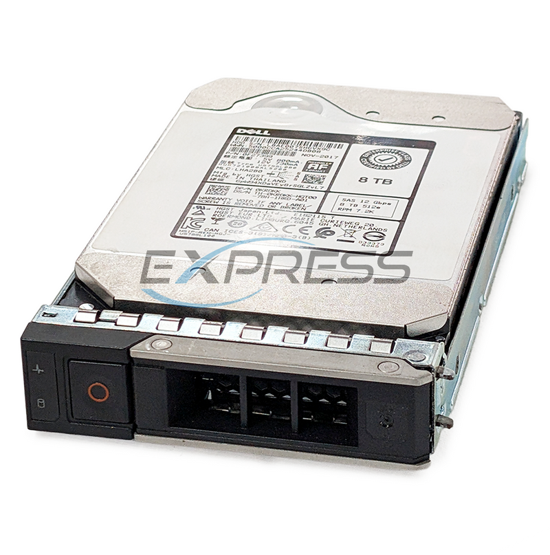 Dell 3.5" 8TB 7.2K NL-SAS 12Gbps 512e HDD | KRDKK