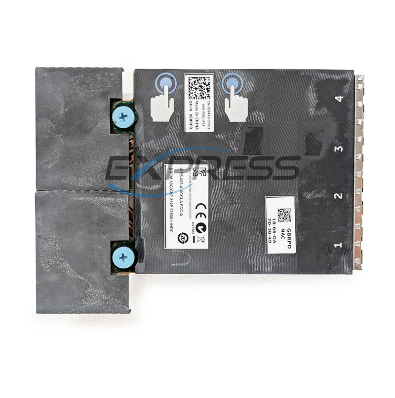 Dell Broadcom 57800-T Dual Port 10Gb SFP+ & Dual Port 1Gb RJ45 rNDC | G8RPD