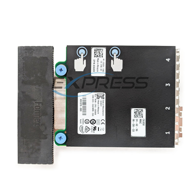 Dell Intel X520 Dual Port 10GbE SFP + & i350 Dual Port 1GbE BASE-T rNDC | C63DV
