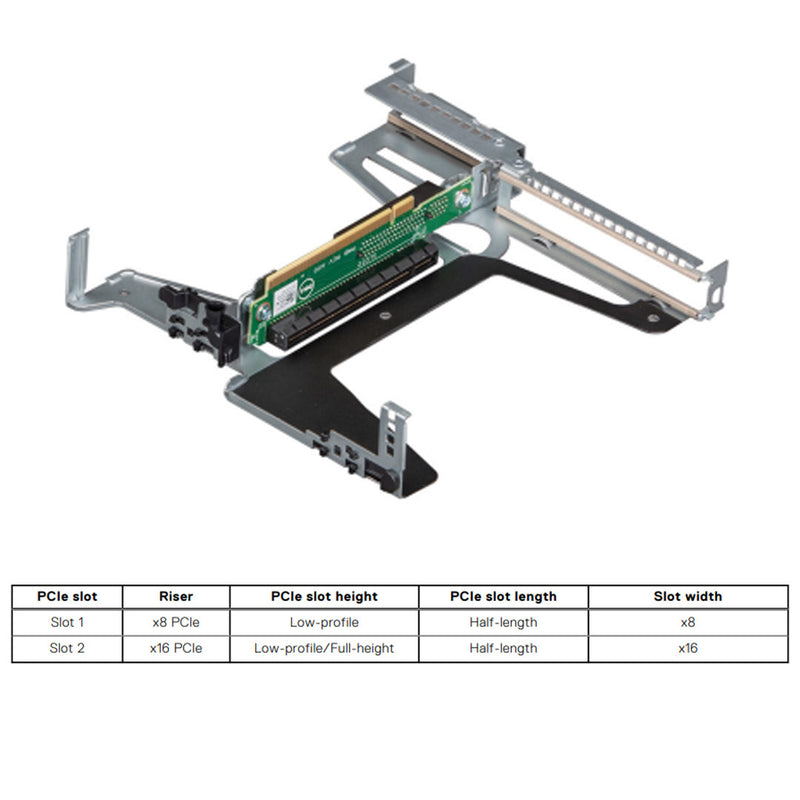 Dell Poweredge R240 Butterfly Riser | XFDD1
