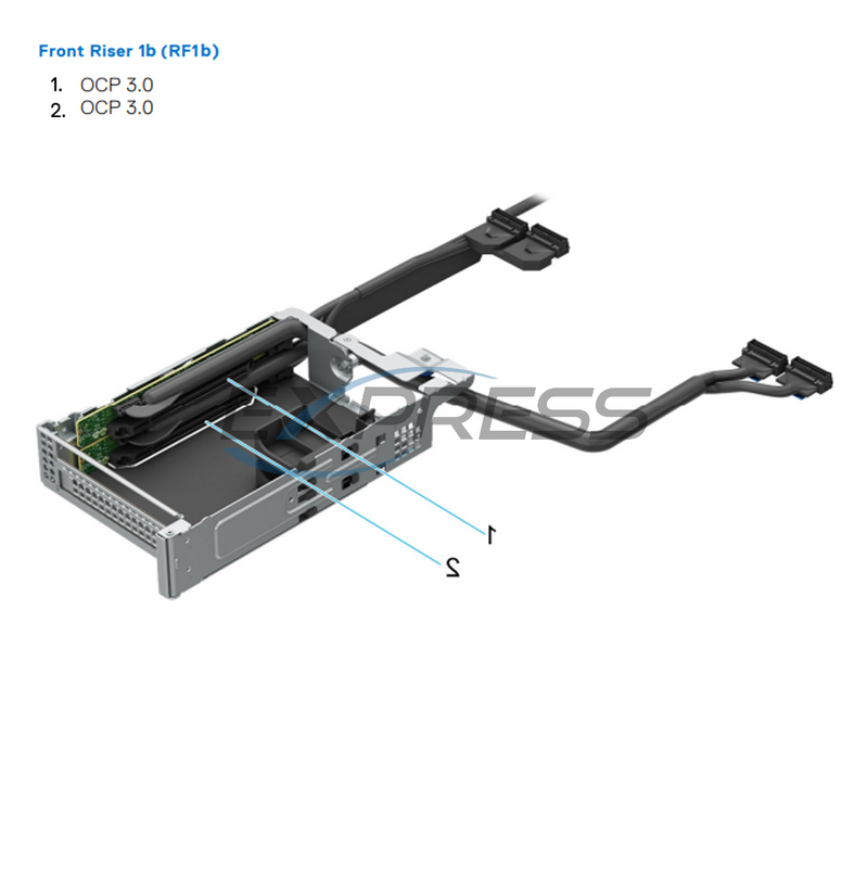 Dell PowerEdge R670 Riser RF1b