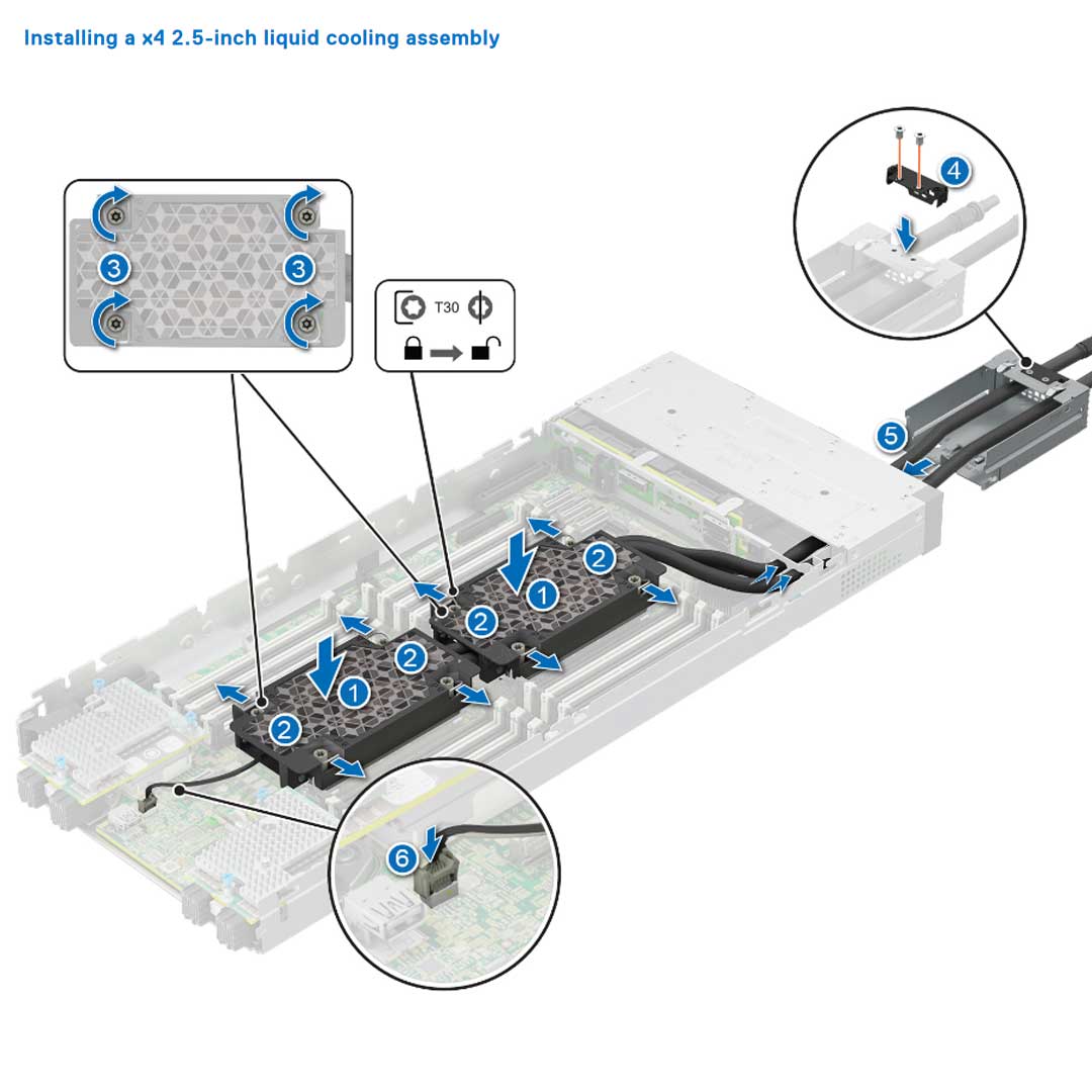Dell PowerEdge MX760c 4x2.5" SFF Compute Sled Chassis