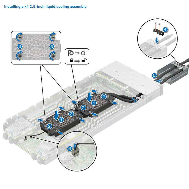 Dell PowerEdge MX760c 4x2.5" SFF Compute Sled Chassis