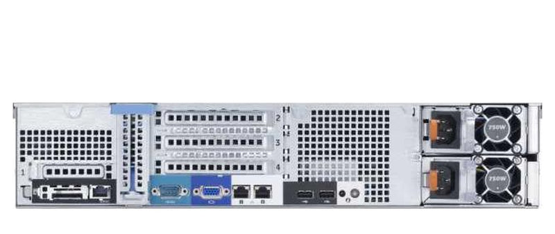 Dell PowerEdge R520 rack server rear view