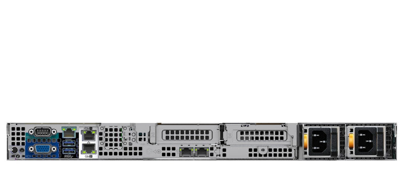 Dell PowerEdge R6415 rack server rear view