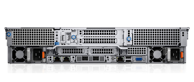 Dell PowerEdge R750xa rack server rear view