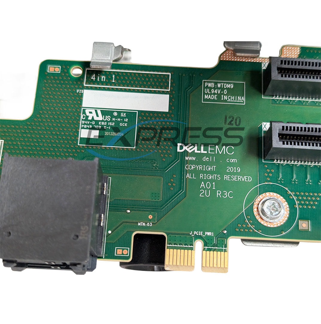 Dell Poweredge R7525 R3C 2x16 FH Hl Riser Assembly | HTX77