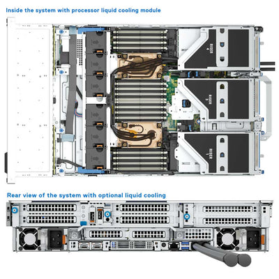 Dell PowerEdge R760 Rack Server Chassis (8x 2.5" + 8x 2.5") NVMe RAID