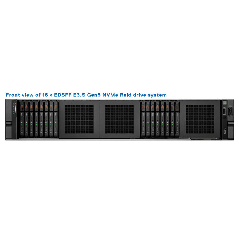 Dell PowerEdge R760 Rack Server (16x 2.5" EDSFF E3.S) CTO