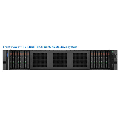 Dell PowerEdge R760 Rack Server Chassis (16x 2.5" EDSFF E3.S)