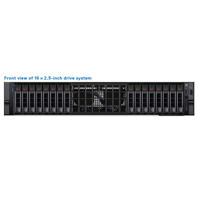 Dell PowerEdge R760 Rack Server Chassis (8x 2.5" + 8x 2.5") NVMe RAID