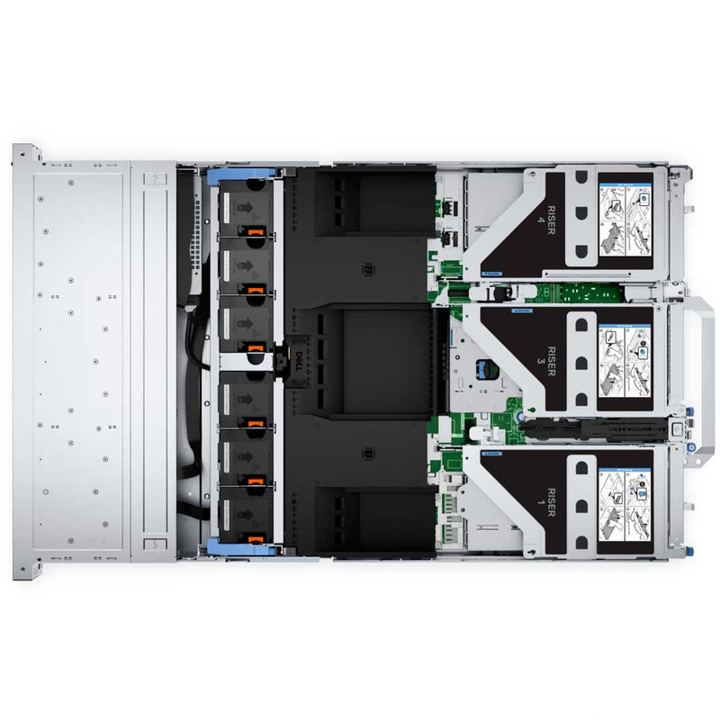 Dell PowerEdge R760 Rack Server Chassis (8x 2.5" + 8x 2.5") NVMe RAID