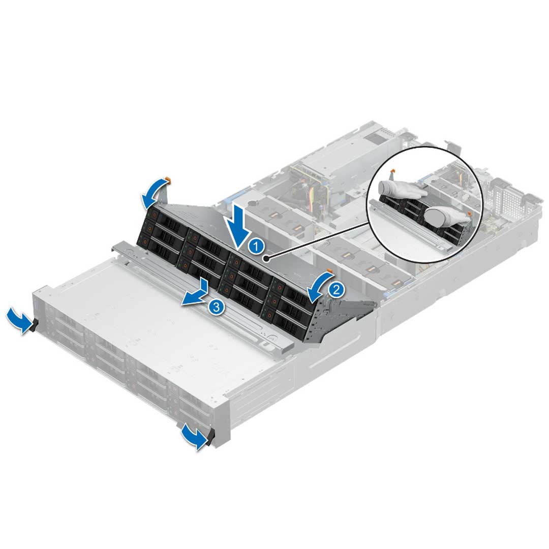 Dell PowerEdge R760XD2 Rack Server Chassis (12x 3.5")