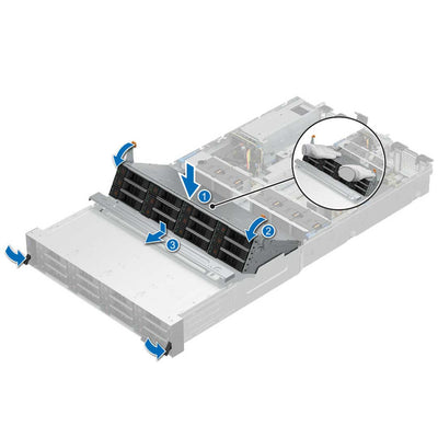 Dell PowerEdge R760XD2 Rack Server Chassis (12x 3.5")